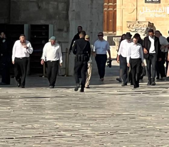 جانب من اقتحام المستوطنين للمسجد الأقصى المبارك بحماية من قوات الاحتلال (1).jpeg