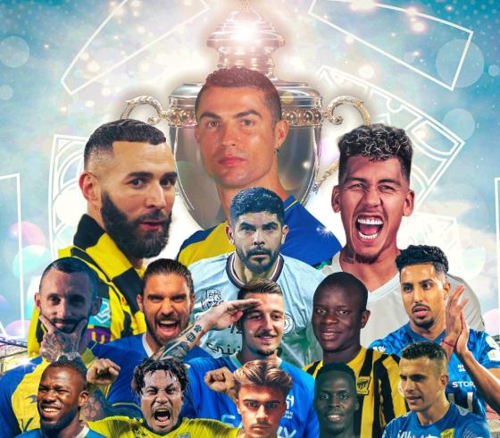 لاعبو في الدوري السعودي لكرة القدم