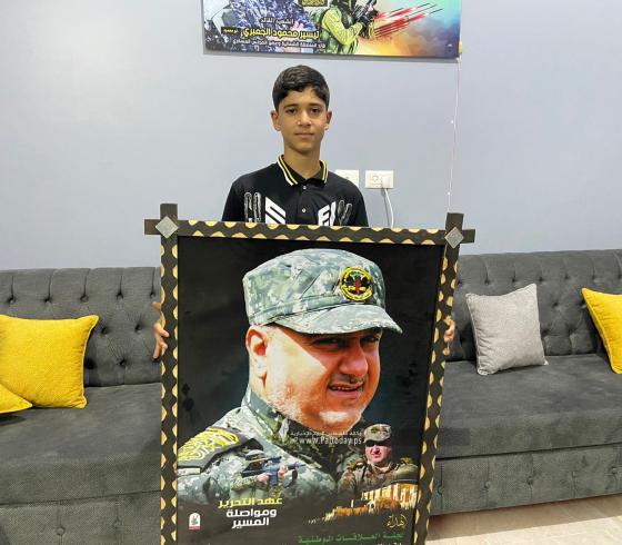 نجل الشهيد تيسير الجعبري