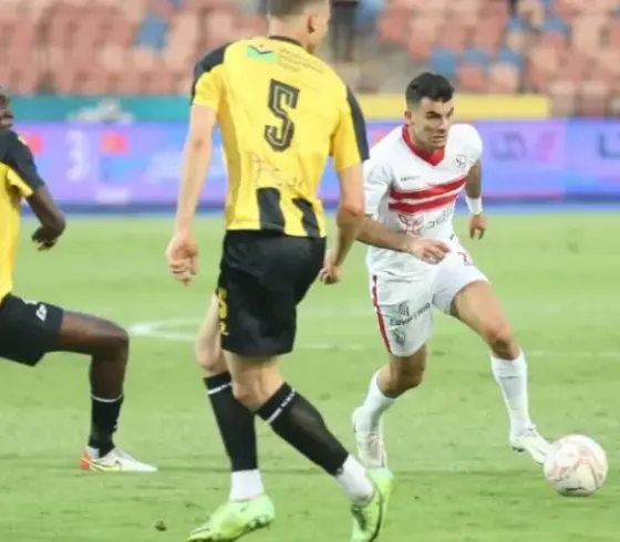 من مباراة الزمالك والمقاولون