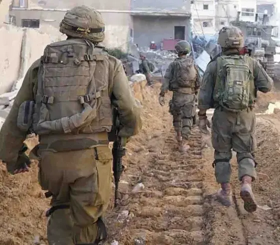 جنود من جيش الاحتلال خلال معارك غزة