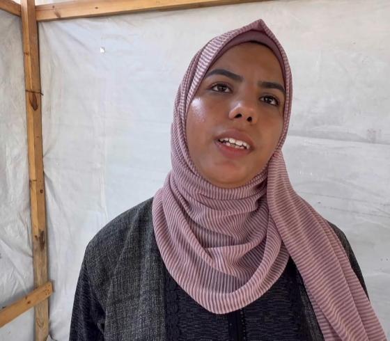 من داخل الفصل الدراسي للمعلمة إسراء أبو مصطفى