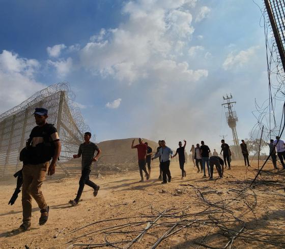 مشهد من طوفان الأقصى