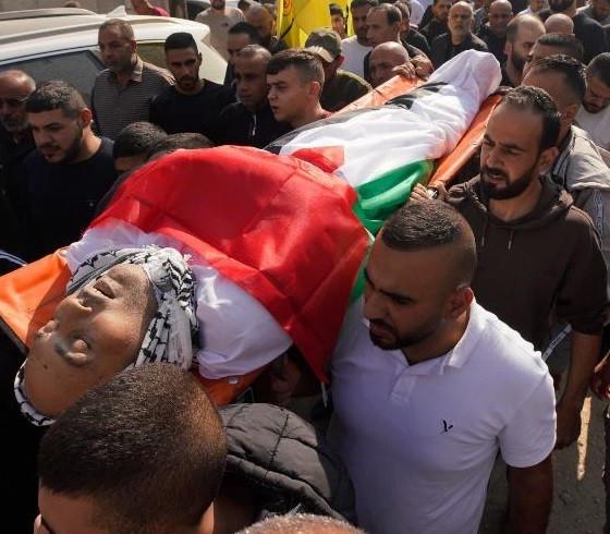 من جنازة الشهيد عبد الله السعدي