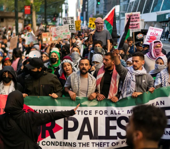 تظاهرة فلسطين