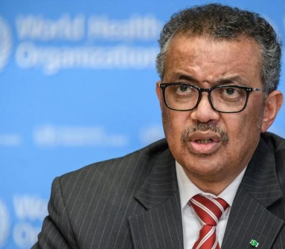 مدير منظمة الصحة العالمية تيدروس غيبريسوس