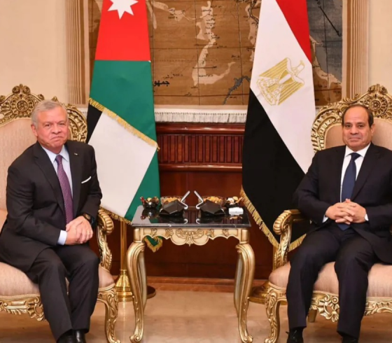 عبد الفتاح السيسي وعبد الله الثاني