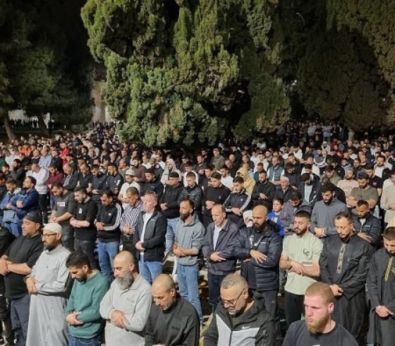 صلاة التراويح والعشاء في المسجد الأقصى.jpeg