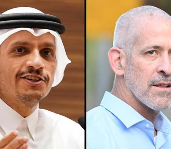 رئيس الشاباك ووزير الخارجية القطري