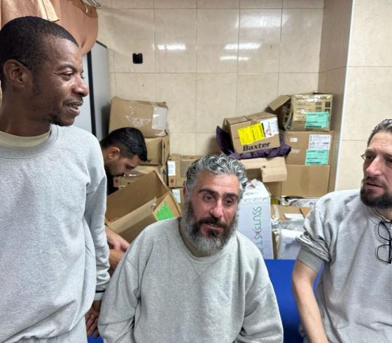 أسرى من غزة مفرج عنهم- ارشيفية