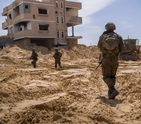 جنود من جيش الاحتلال الاسرائيلي في قطاع غزة