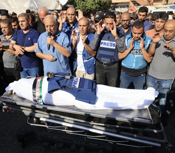 تشييع شهداء صحفيين