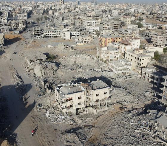 صور جوية تظهر الدمار في مدينة غزة (16)