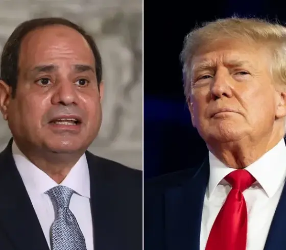 الرئيسان عبد الفتاح السيسي ودونالد ترامب