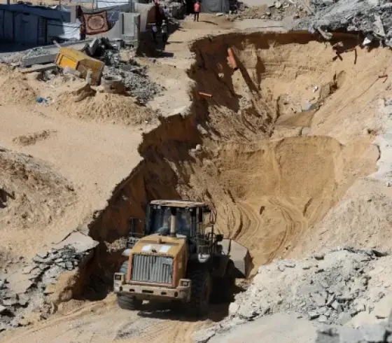 البحث عن رفات لجثث إسرائيليين في غزة (أرشيفية)