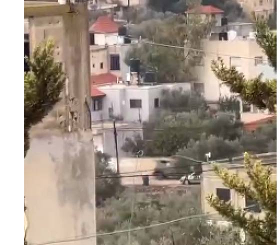 محاصرة منزل في بلدة مركة بجنين.PNG