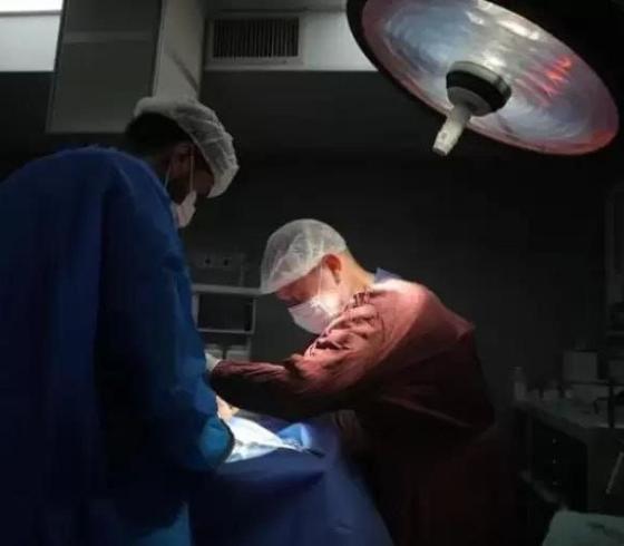 غرفة عمليات في إحدى مستشفيات قطاع غزة