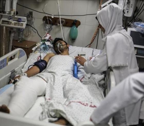 مصاب في غزة