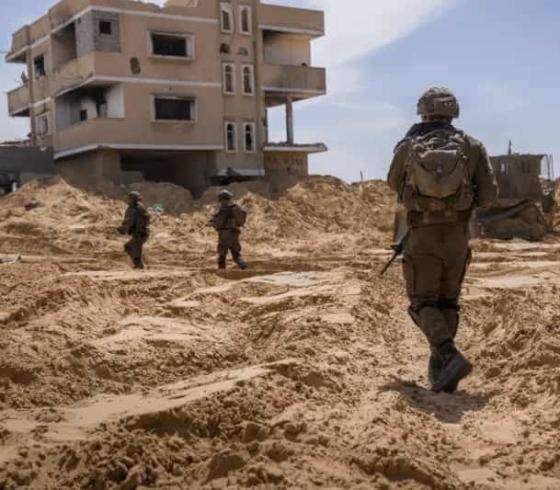 جنود من جيش الاحتلال الاسرائيلي داخل قطاع غزة