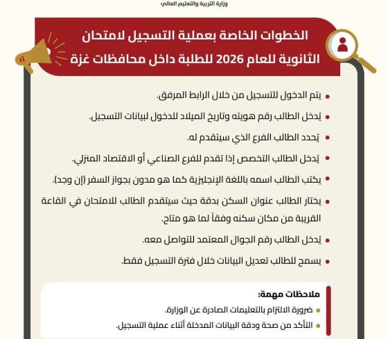 الثانوية العامة التزجيهي غزة 2008