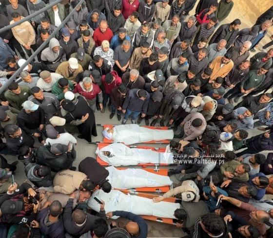 وداع شهداء مخيم الشاطئ بعد قصف إسرائيلي  (6).jpeg