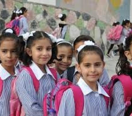 طلبة مدارس أونروا بالضفة