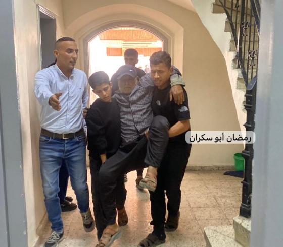 اصابة رجل مسن برصاص جيش الاحتلال في حي الشجاعية