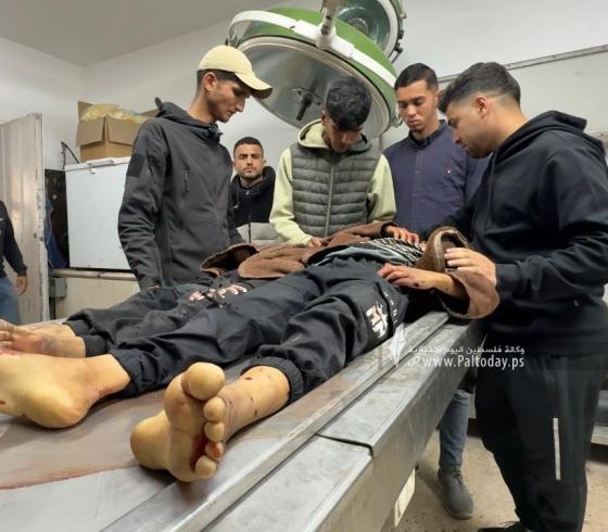 وداع 5 شهداء بينهم ثلاثة أطفال ارتقوا فى قصف صهيونى على مدينة بيت لاهيا (13).jpeg