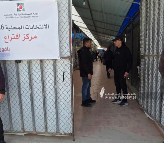 شرطة غزة تؤمن الانتخابات البلدية في دير البلح