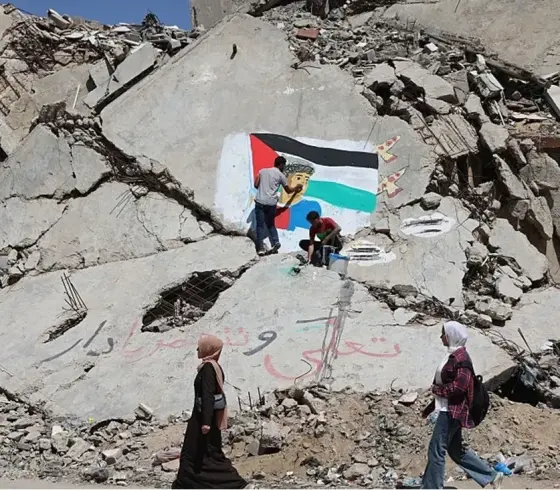 رسم علم فلسطين