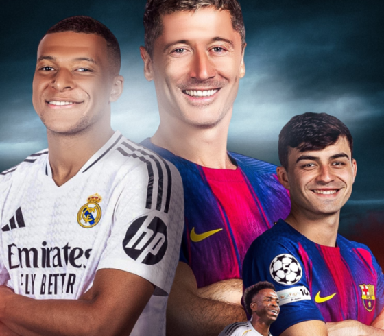 لاعبو ريال مدريد وبرشلونة