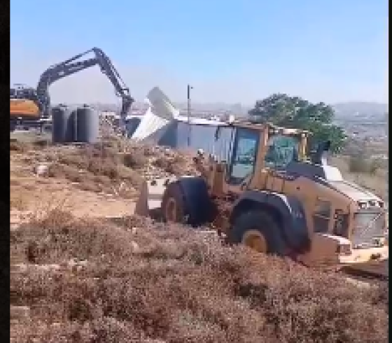 هدم تجمع الكعابنة شرق القدس.PNG