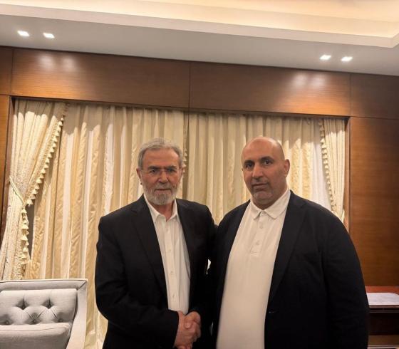 القائد النخالة برفقة القائد جبارين