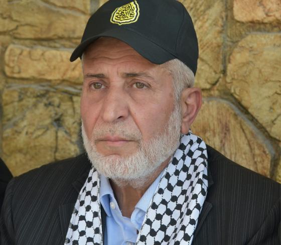 عضو قيادة الساحة و مسؤول العلاقات الفلسطينية لحركة الجهاد الاسلامي في لبنان ابو سامر موسى