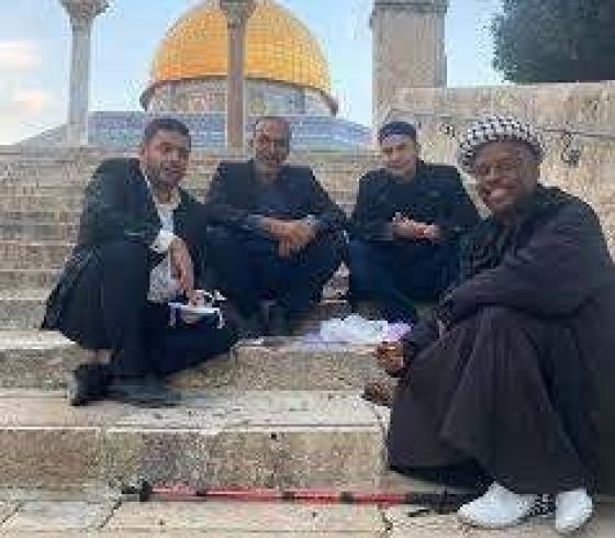 الافريقي شهيد تكالا في مدينة القدس