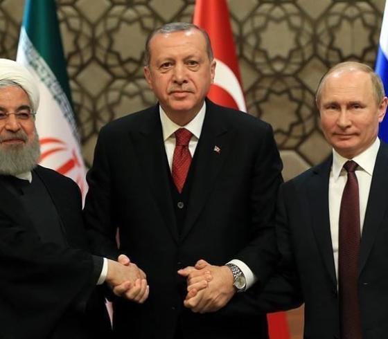 لقاء ثلاثي بوتين واردوغان وروحاني