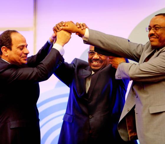 رؤساء مصر والسودان وأثيوبيا