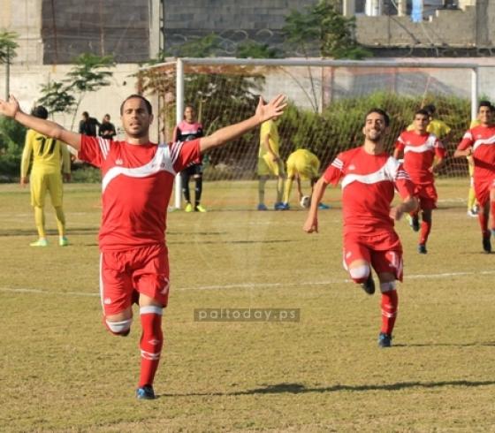 من لقاء بيت لاهيا وشباب جباليا