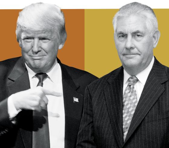 Trump and Tillerson