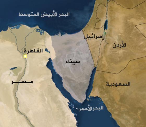 قصف -سيناء
