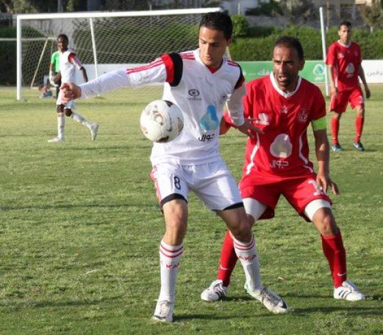 من لقاء غزة الرياضي وشباب خانيونس