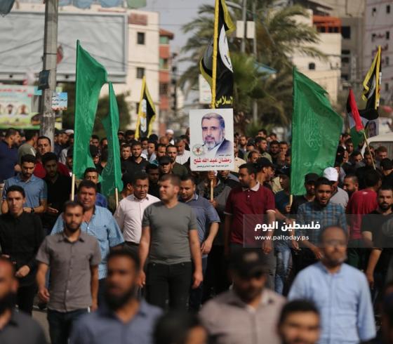  جنازة الأمين العام السابق للجهاد الإسلامي د. رمضان شلح  