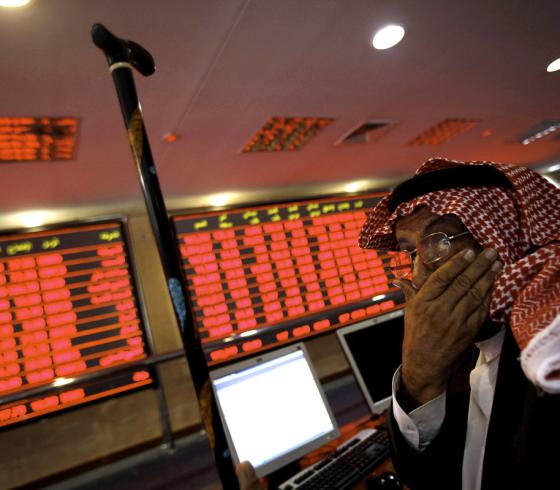 انخفاض البورصة في السعودية