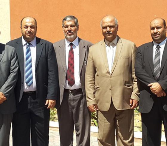هيئة الجودة تزور جامعة الإسراء بغزة 