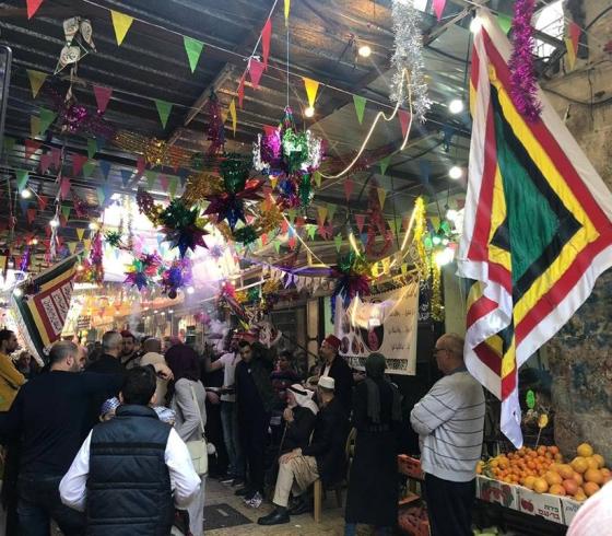 صورة من احتفال عيد المولد النبوي في نابلس