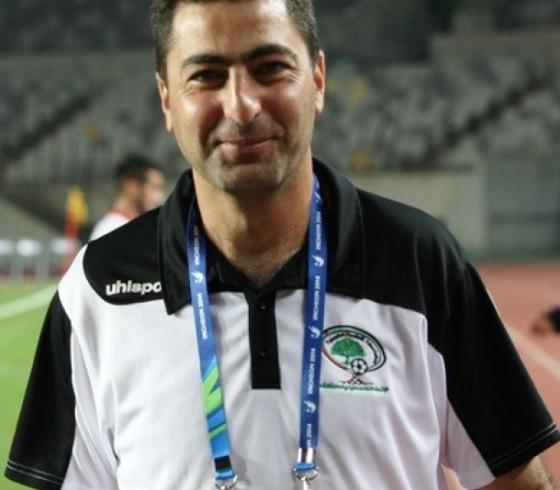 عبد الناصر بركات المدير الفني للمنتخب الأولمبي الفلسطيني