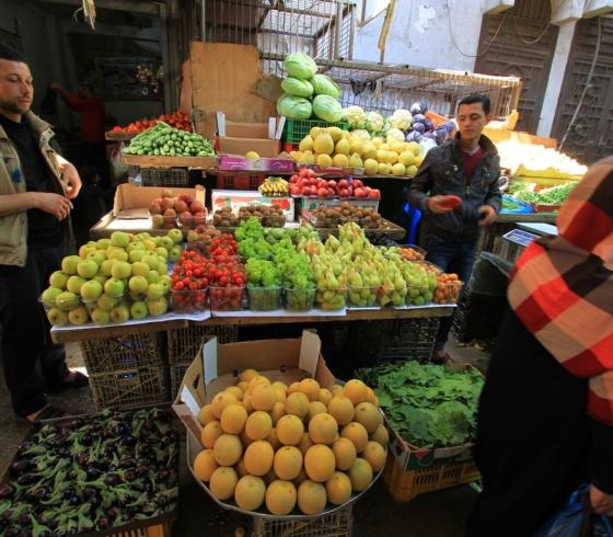 أسعار الخضروات ترتفع في غزة