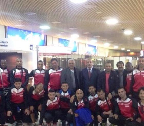 بعثة هلال القدس فور الوصول إلى البحرين