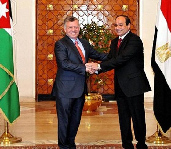 السيسي والملك عبدالله