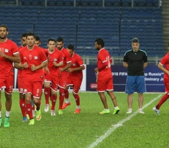 من تدريبات المنتخب الوطني